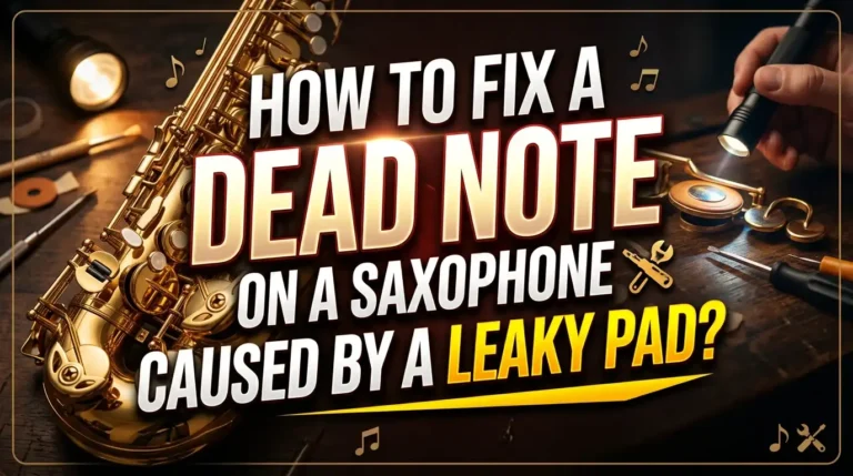 How to Fix a Dead Note on a Saxophone Caused by a Leaky Pad?