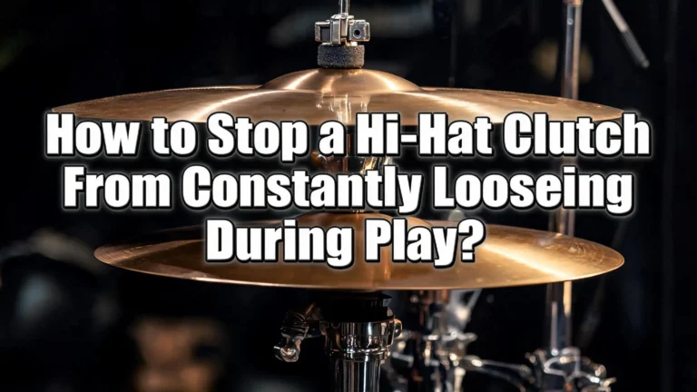 How to Stop a Hi Hat Clutch From Constantly Loosening During Play?