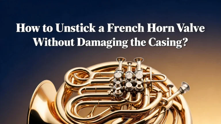 How to Unstick a French Horn Valve Without Damaging the Casing?