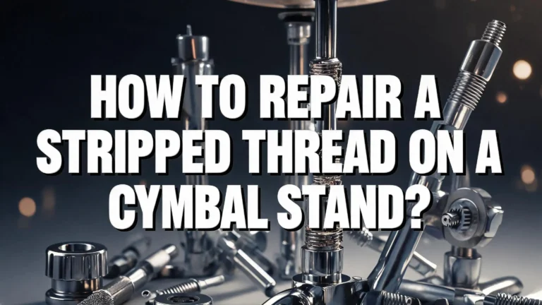 How to Repair a Stripped Thread on a Cymbal Stand?