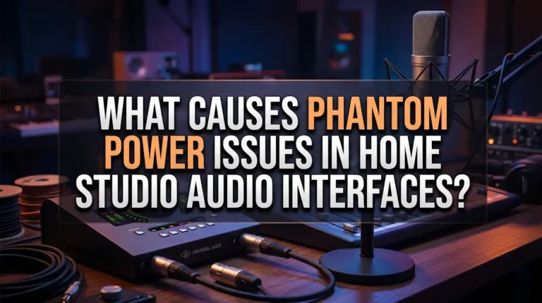 What Causes Phantom Power Issues in Home Studio Audio Interfaces?