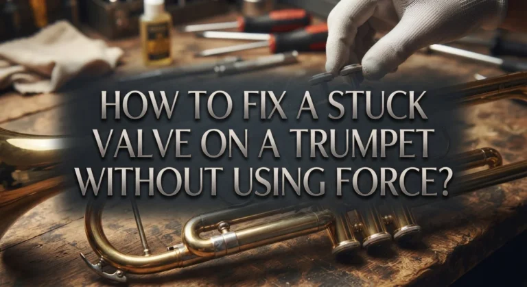 How to Fix a Stuck Valve on a Trumpet Without Using Force?