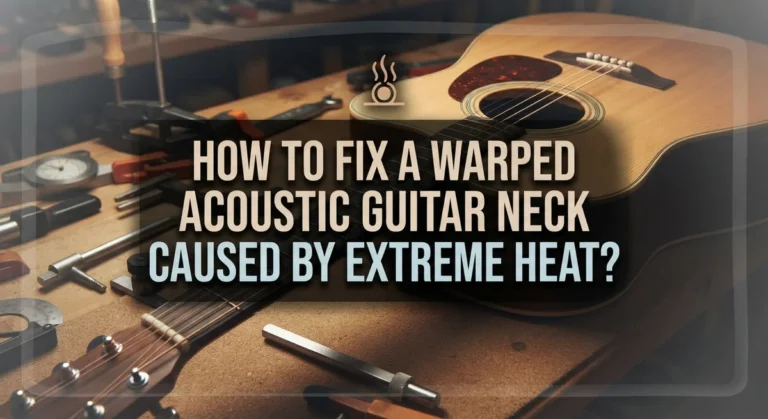 How to Fix a Warped Acoustic Guitar Neck Caused by Extreme Heat?