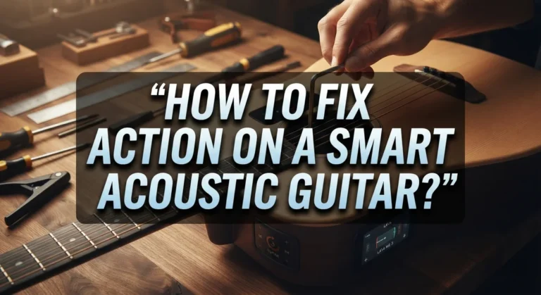 How to Fix High Action on a Smart Acoustic Guitar?
