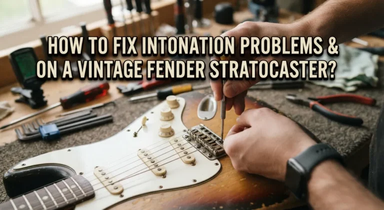 How to Fix Intonation Problems on a Vintage Fender Stratocaster?