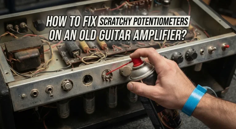 How to Fix Scratchy Potentiometers on an Old Guitar Amplifier?