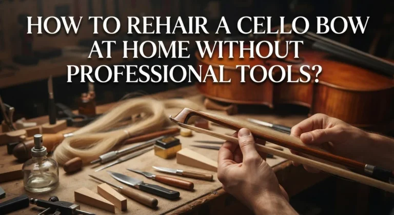 How to Rehair a Cello Bow at Home Without Professional Tools?