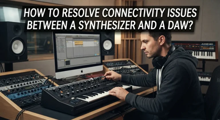 How to Resolve Connectivity Issues Between a Synthesizer and a DAW?