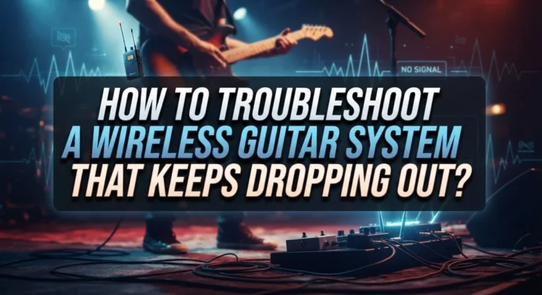 How to Troubleshoot a Wireless Guitar System That Keeps Dropping Out?