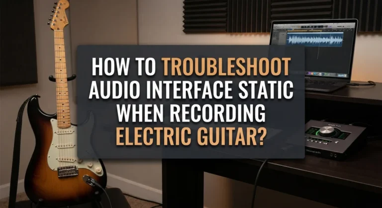 How to Troubleshoot Audio Interface Static When Recording Electric Guitar?
