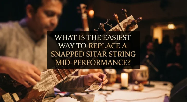What Is The Easiest Way to Replace a Snapped Sitar String Mid-Performance?