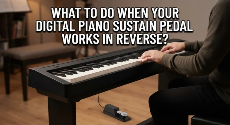 How to Fix Digital Piano Sustain Pedal Working in Reverse?