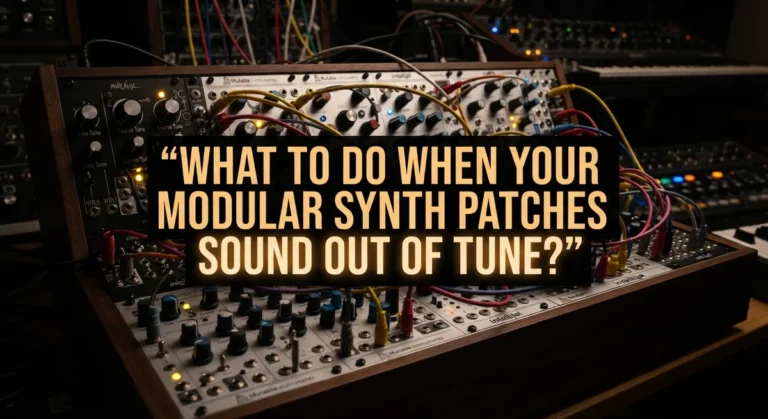 What to Do When Your Modular Synth Patches Sound Out of Tune?