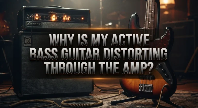 Why Is My Active Bass Guitar Distorting Through the Amp?