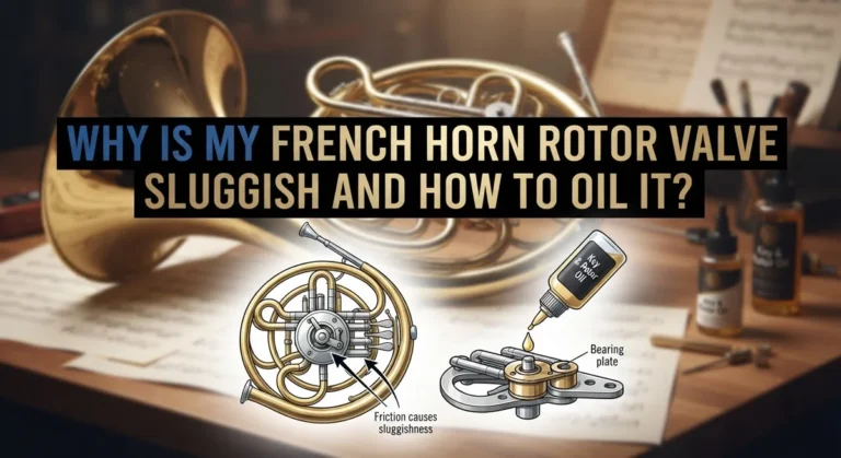 Why Is My French Horn Rotor Valve Sluggish and How to Oil It?