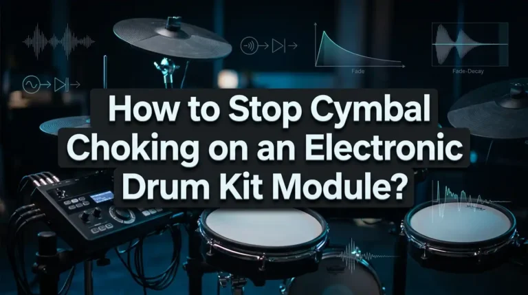 How to Stop Cymbal Choking on an Electronic Drum Kit Module?